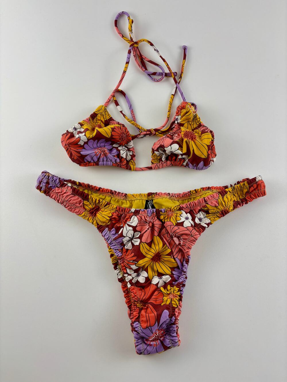Reina Olga Floral Bikini Set Size 2 (Small) Italy